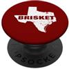 Miftees Texas BBQ Tees Texas Mappa BBQ Texas Petto PopSockets PopGrip Adesivo