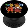 Scotland Tanzania Heritage Bandiera Scozia Tanzania Radici scozzese-tanzaniane Eredità PopSockets PopGrip Adesivo