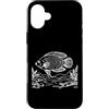 Jimbeels Custodia per iPhone 16 Plus Tilapia Line Art Acquariofilo