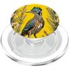 New Mexico Territory Symbols Gifts & Tee Maggiore Roadrunner circondato da Yucca fiore New Mexico 3 PopSockets PopGrip per MagSafe