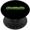 bicycle mountain bike cycling sport driv Cavalca per un futuro più verde PopSockets PopGrip Adesivo