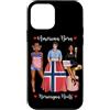Darling Dogz Custodia per iPhone 12 mini Americano Born Norweigan Roots Nero Da Donna Africano