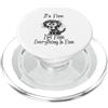 Funny Meme Shirts and Gifts for Men Wome Va bene, sto bene, va tutto bene, divertente meme AAA PopSockets PopGrip per MagSafe