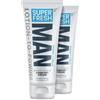 Super & Fresh Co. Super Fresh Ball Deodorante in polvere Lozione Comfort Cream per parti dell'inguine, glutei e del corpo controlli igienici contro odori e prurito assorbe il sudore Formula senza alluminio in