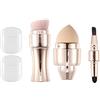 VOCOSTE 4 In 1 Multifunzionale Trucco Pennello Set Tono Oro 1 Pezzo