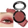 Lestpola Single Palette ombretto glitterato, impermeabile altamente pigmentato, facile da applicare, in metallo scintillante tavolozza per trucco da donna, occhi 02#