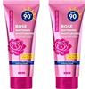Generale Crema Solare alla Rosa SPF 90 PA+++ Protezione UVA UVB, Crema Isolante Multi-Beneficio, Idratante Illuminante per Viso e Corpo