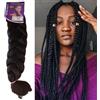 Ser Mulher Extension Capelli per Treccine 100% Kanekalon Afrelle, 165 gr - Hair Extension Professionali, IDEALI per Styling Afro, Dreads, Braids, Volume Naturale, 205 cm, ULTRA BRAID (Dark Brown)
