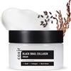 COXIR ] Crema di collagene di lumaca nera (30 ml) | mucina di lumache, collagene, fagioli neri, senza parabeni, senza esperimenti sugli animali, cura della pelle coreana (30 ml) (30 ml (confezione da