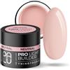PALU salon system PALU - Gel modellante per unghie in gel - Gel modellante - Autolivellante, privo di acidi, tixotropico, senza limatura - unisce le proprietà del gel base - 12 g, Pro Light Builder Gel Neutral