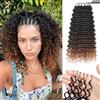 Renyarch Miracle Deep Wave Mini Knots Crochet Human Hair Bundles for Black Women 16 Pollici Crochet Human 125g 100c T30# Water Wave Wet and Wavy Invisible Knotless Curly Extensions