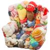 Qapayieg Sedia Contenitore Peluche - Contenitore Trasparente per Pupazzi,Pouf Organizer Giocattoli Morbidi,per Bambini Adolescenti Adulti Collezionisti Affittuari Casa Appartamento