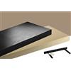 Gicos MENSOLA da Parete in Legno Kit Montaggio Salotto Cucina 80X25X3,8 CM