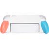 GOWENIC Custodia OLED, Copertura Protettiva Rigida Antiurto per OLED 7 Pollici 2021, con Fori per Porte Ultra Sottili e Impugnatura Ergonomica, Adatta per il Gioco Agganciabile (WHITE)