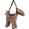 Genérico Messenger Per Animali - Accessorio In Pelle PU, Borsa A Forma di Cavallo Con Fodera Di, Elegante Di Conservazione Per Articoli Essenziali | Lavoro Ufficio