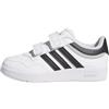 adidas Unisex - Bambini e Ragazzi Hoops 4.0 Shoes, Ftwr White Core Black Grey Two, 35 EU