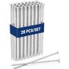 YEEBECA 28 Pezzi Picchetti Giardino in Acciaio Zincato 20cm
