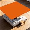 WCHENHUI Tenda a Vela Rettangolare 100 x 150 cm Resistente Alle Intemperie Tenda a Vela Giardino Tendalino Traspirante per Balcone Patio Giardino Esterno Terrazza, Arancione