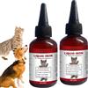 IATAHI Supplementi di Ferro Liquido per Cani,2pcs Integratore di Ferro Liquido per Cani,Integratori liquidi di Ferros per Gatti,Gocce di Ferros Liquii con Folato VC e B12,Vitamine e Integratori per Gatti