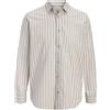 JACK & JONES Jjhenry Mix Slub Shirt LS, Stringa, M Uomo