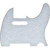 KAISH Battipenna a 8 fori per chitarra stile Tele TL con fori per viti di montaggio per pickup, per Tele/Telecaster, bianco perla