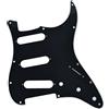 Kaish, battipenna per chitarra ST/Stratocaster stile Strat, SSS, 11 fori, nero a 3 strati, per Stratocaster USA/Messico