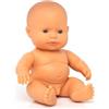 Miniland MINILAND31141 21 cm European Boy Doll Senza Biancheria Intima in Borsa