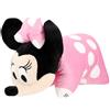 COLORBABY Minnie 77839 - Cuscino per bambini, 45 x 28 cm, peluche 2 in 1, colore: rosa, poliestere, vellutato e morbido, cuscini divertenti, giocattoli per bambini 3 anni