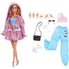Barbie Bambola Deluxe con gonna e giacca Barbiecore rosa metallizzato