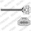 DELPHI Sonda lambda ES10791-12B1 riscaldato dietro al catalizzatore 560mm Compatibilità con OPEL ZAFIRA B A05 Meriva A X03 Astra H Hatchback A04 Astra H GTC A04 Astra G CC T98