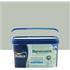 Dulux Benessere Pittura Colorata all'Acqua per Interni Superlavabile Anti Muffa Anti Batteri con Ioni D'Argento, 2.5 Litri, Verde Agave, 2.5L