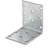 Alberts 820268 - Squadra per lamiera forata, zincata Sendzimir, 60 x 60 x 50 mm, set da 50 pezzi
