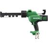 HiKOKI Pistola per cartucce a batteria - 18 V, 400 ml, 3000 N di pressione - Velocità variabile, funzione anti-goccia, cambio senza attrezzi, leggera ed ergonomica - Senza batteria e caricabatterie