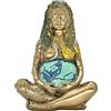 Miyolo Millennial Gaia Madre Terra Statua Grecia Primordiale Dea Figura Arte Retrò Casa Giardino Camera Decor per Altare Tavolo Mensola - Bronzo A02