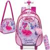 HTgroce Zaino Trolley Scuola Elementare Bambina Unicorno - Zainetti per Ragazza