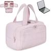 Vgpbphj Maison Ginza Cloud Carry Bag, 4 in 1 Puffy Multi-funzionale Toiletry Bag, Convely Wide Mouth Organizer Bag, Dry and Wet Separation, per accessori, essenziali, articoli da toeletta, tempo libero viaggi