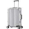 Travelhouse London, valigetta rigida in alluminio, con telaio in alluminio, diverse misure e colori, T1169, argento, Handgepäck, Valigia