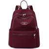 GFM® Zaino impermeabile da donna in nylon, per vacanze, viaggi, uso quotidiano, estate, spiaggia (NBKP-A), S5-rosso, S