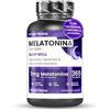 Vitastrong. Melatonina Vitastrong Complex 365 Micro-Compresse, 1mg con Camomilla, Valeriana, Lavanda e Vitamina B6, Melatonina per Dormire, Sonno, Jet Lag, Pura Lento Rilascio Senza Zucchero