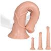 SAHOOSAFETY Dildo Fantasy Cavallo Animale, Dildo Mostro Enorme Super Lungo Dildo Animale Con Ventosa Dildo Anale Pene Grande Plug Anale Giocattoli Sessuali for Donne(Flesh,M)