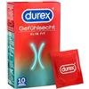 Durex Preservativi "Gefühlsecht Slim Fit", preservativi delicati con vestibilità aderente per una sensazione intensa, confezione da 10 (etichetta in lingua italiana non garantita)