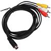 SENECESLI Mini Din da 10 Pin a 3 Cavo Clear Signal Adapter Cord per Proiettore Monitor TV, Core Premium per di Sicurezza CCTV della Fotocamera