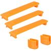 ARMYJY Treppiede rialzato per DJI Lito 1 X1, gambe di supporto in ABS ultraleggero con finitura resistente ai graffi per riprese aeree stabili, 5,7 cm (arancione)