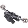 Wegiwuca Braccio articolato da 17 mm per supporto per telefono da moto, staffa per fotocamera con doppia presa morsetto braccio di posizionamento multidirezionale