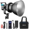 Sokani X60 V2 COB LED Video Light, 80W 5600K Daylight Balanced CRI96+ TLCI 95+ 5 Effetti di luce pre-programmati Regolazione wireless della luminosità Illuminazione con montaggio Bowens per studio fot