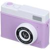 SENECESLI Fotocamera Digitale 1080P per Bambini con Messa a Fuoco Automatica e Fotocamera con Zoom Digitale 4x, Piccola e Compatta per Ragazzi, Ragazze, Uso Interno Ed Esterno (Bianco Viola)