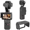 Generic Parasole per DJI Osmo Pocket 4P/4/3, pieghevole, antiriflesso, copertura protettiva per schermo della fotocamera, protezione per fotocamera 4P/4/3 accessori per fotocamera
