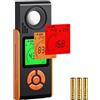 BOBOVAV Luxmetro Digitale a Tre Colori,con Display Retroilluminato 0-200000 Lux,Supporto Lux/FC,Funzione Hold Max/Min,Spegnimento Automatico,Luxmetro Portatile per Piante, Casa, Ufficio e Industria