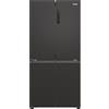 Haier Frigorifero Americano Side by Side Capacità 467 Litri Classe energetica E Raffreddamento No Frost colore Antracite - HCR3818ENPT Cube 83 Serie 3