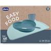 Chicco Set Pappa Silicone Azzurro 12m+ - CHICCO